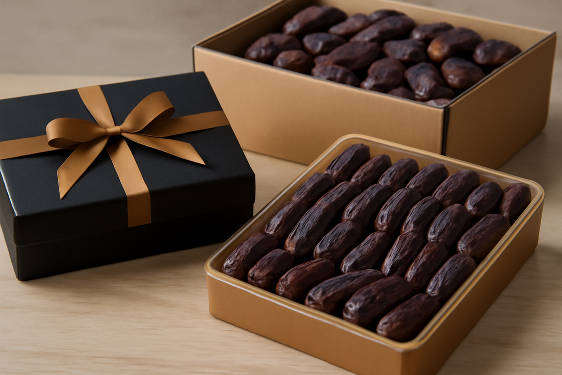 خرما پیارم بسته بندی صادراتی با طراحی اصالت‌محور