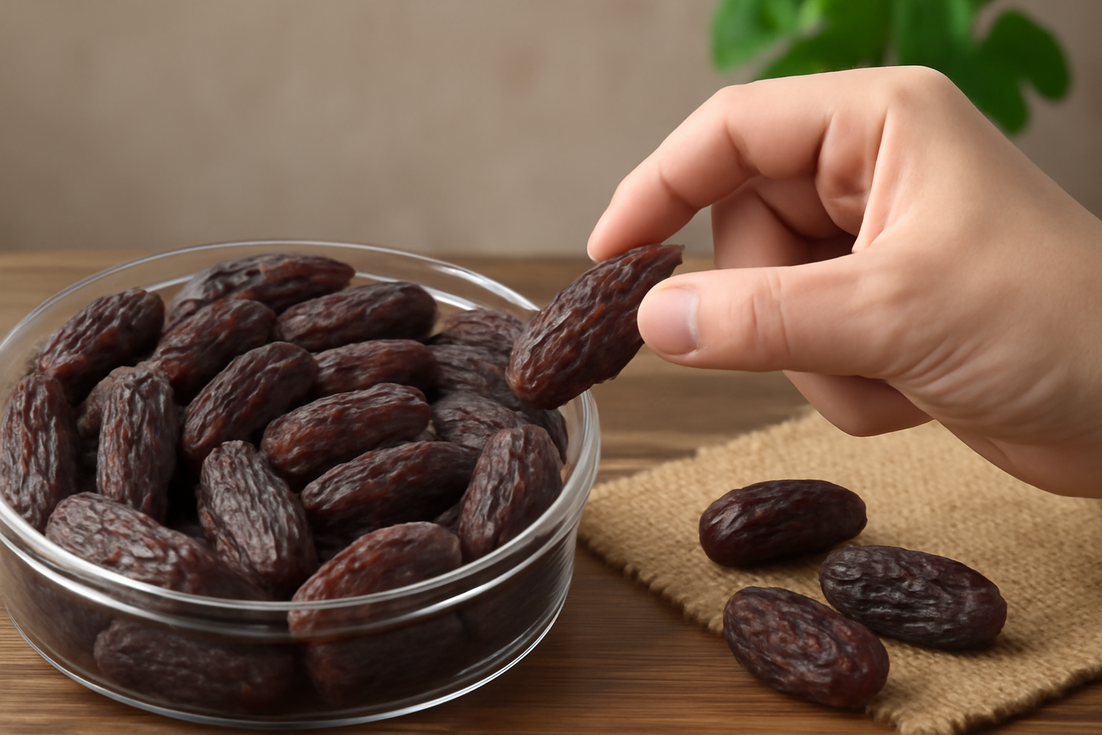 خرما پیارم ارمغان سبز بافت نیمه‌خشک و طعم کاراملی