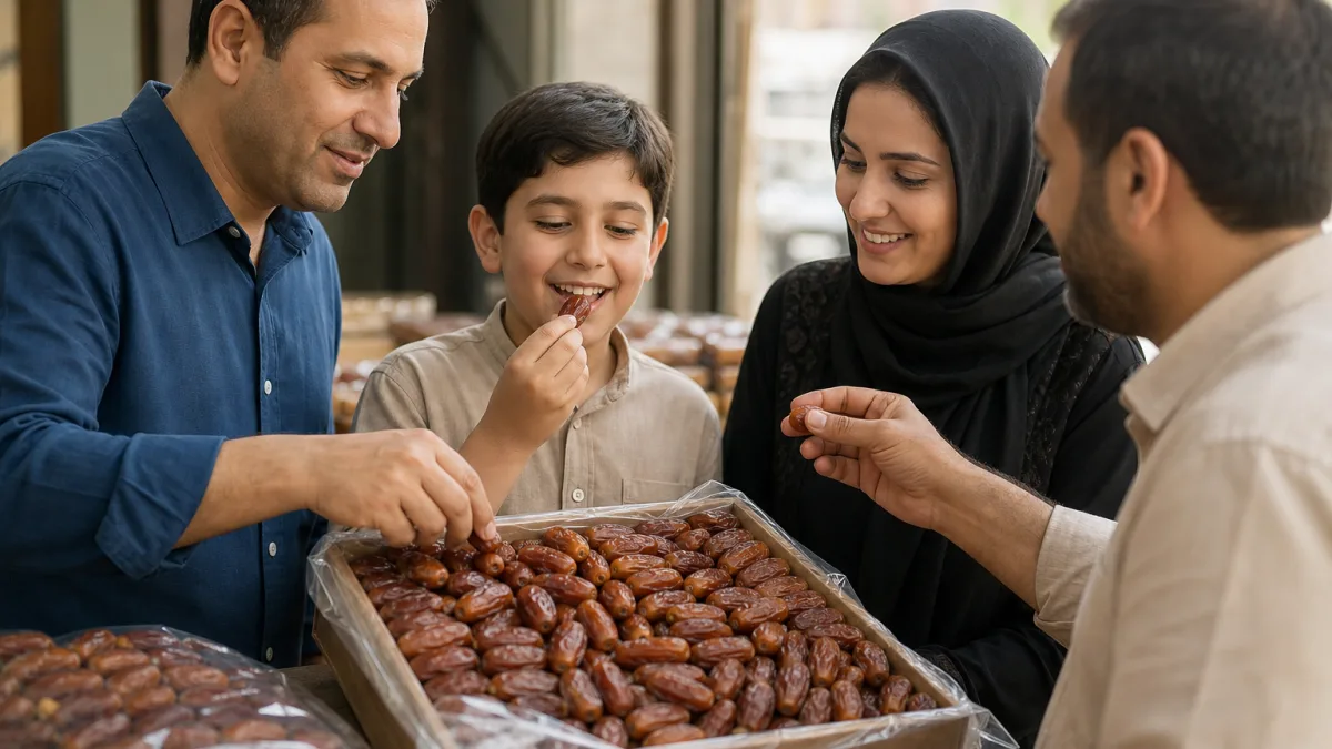 خرما پیارم عسلی برای خانواده‌های و پذیرایی روزانه