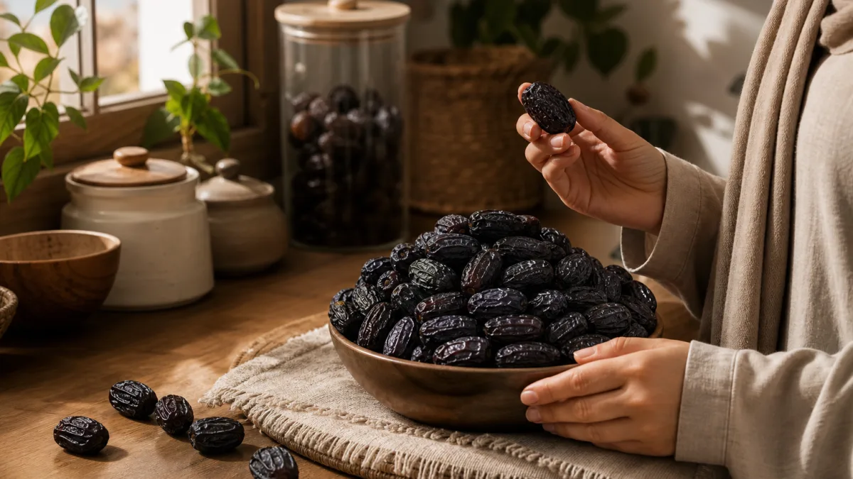 مصرف خانگی خرما پیارم مشکی